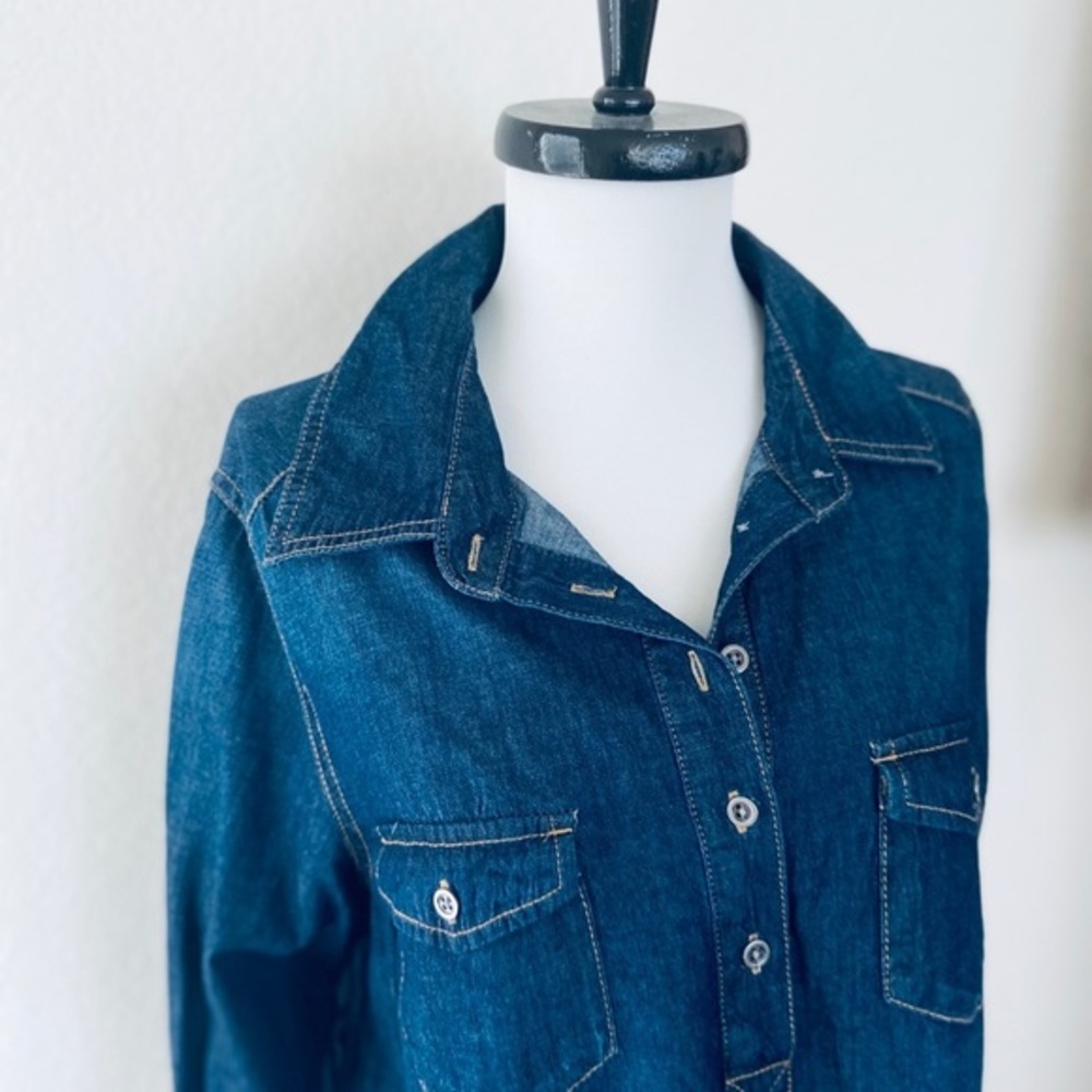 NWT Denim Maternity Tunic